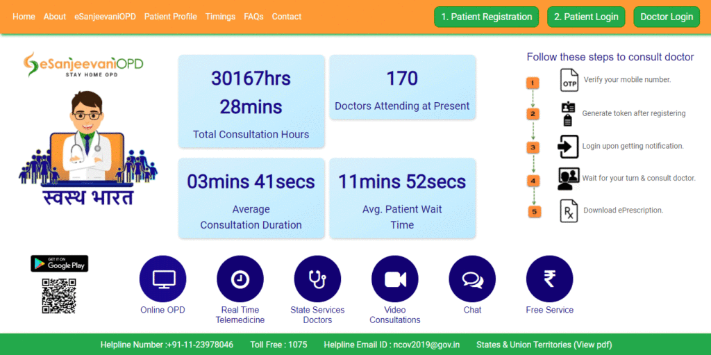 Health Ministry’s eSanjeevani OPD platform records 4 lakh doctor-to-patient tele-consultations